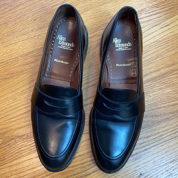 Allen Edmonds Other - Allen Edmonds Westchester Black Penny Loafers 8.5D